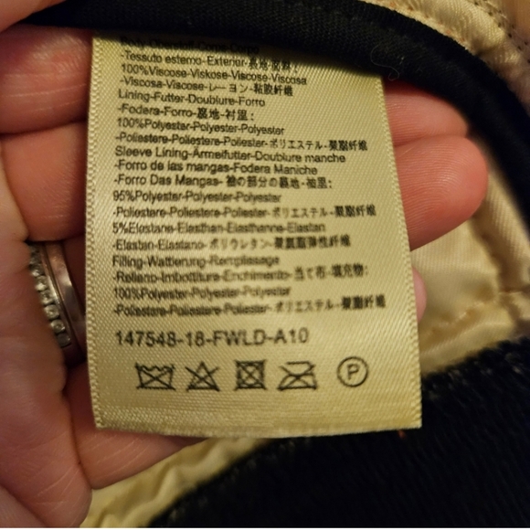 Anthropologie Scotch & Soda Metallic Pink and Black Bomber Jacket size XS - Picture 10 of 11